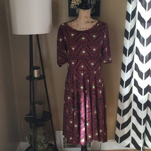 LuLaRoe Nicole Dress 2XL XXL - Like New!